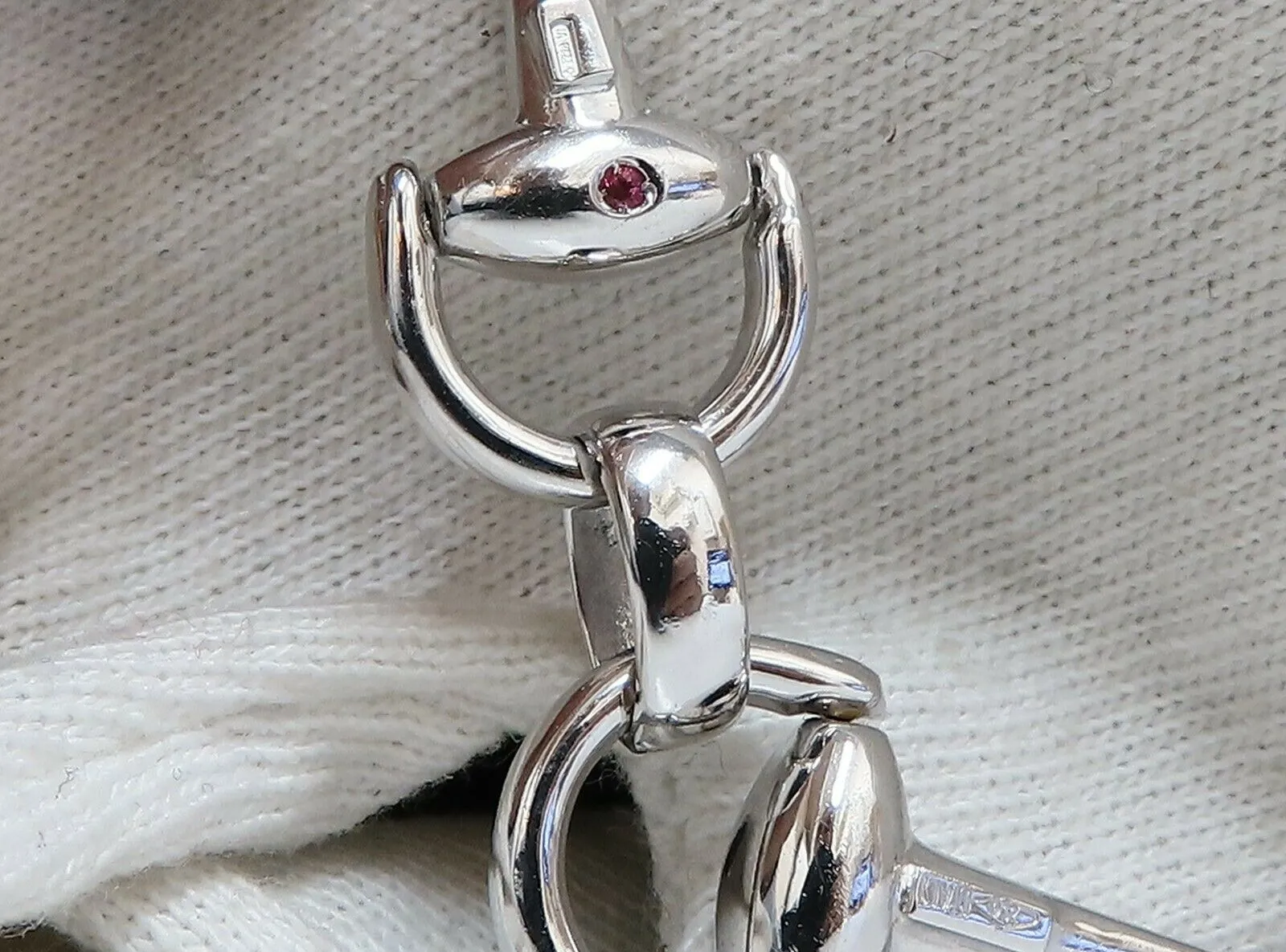 Sailor Mod Bar Link Rotating Hinge Bracelet 18 Karat