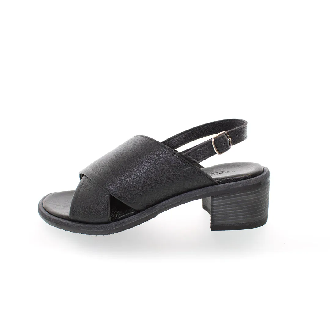 SANDALO CON TACCO MAIORCA NERO