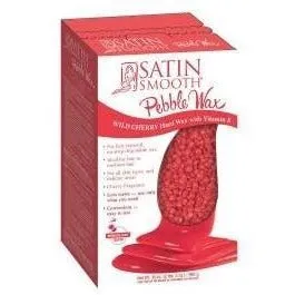 Satin Smooth - Pebble Wax - Wild Cherry Hard Wax