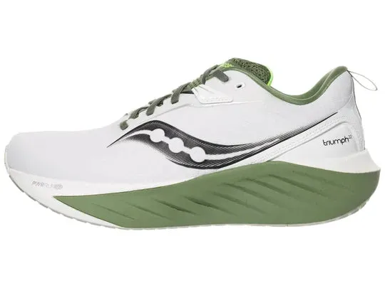 Saucony | Triumph 22 | Men's | White/Olivine