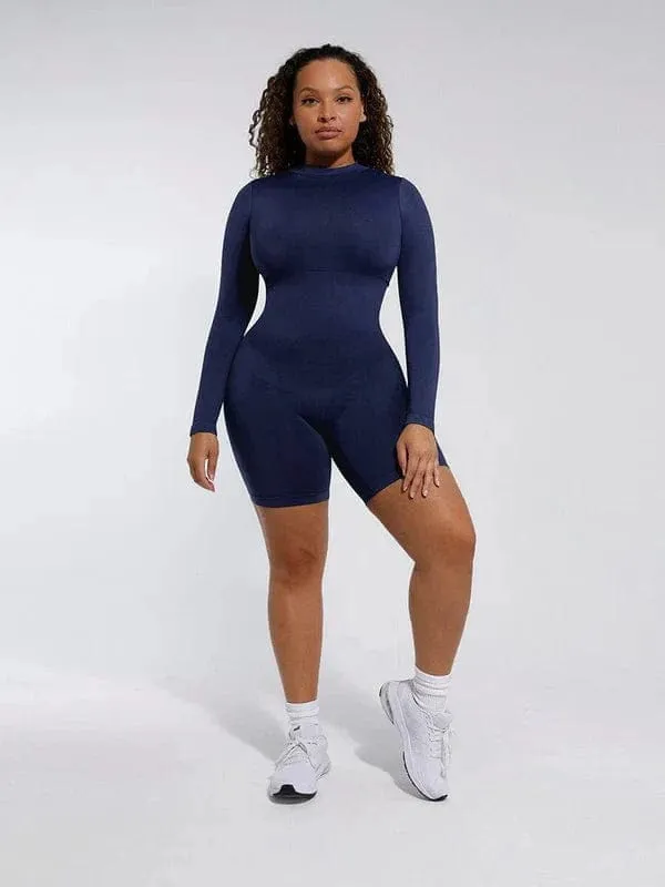 Seamless Body Sculpting Tummy Control Shapewear Bodysuit with Removable Cups