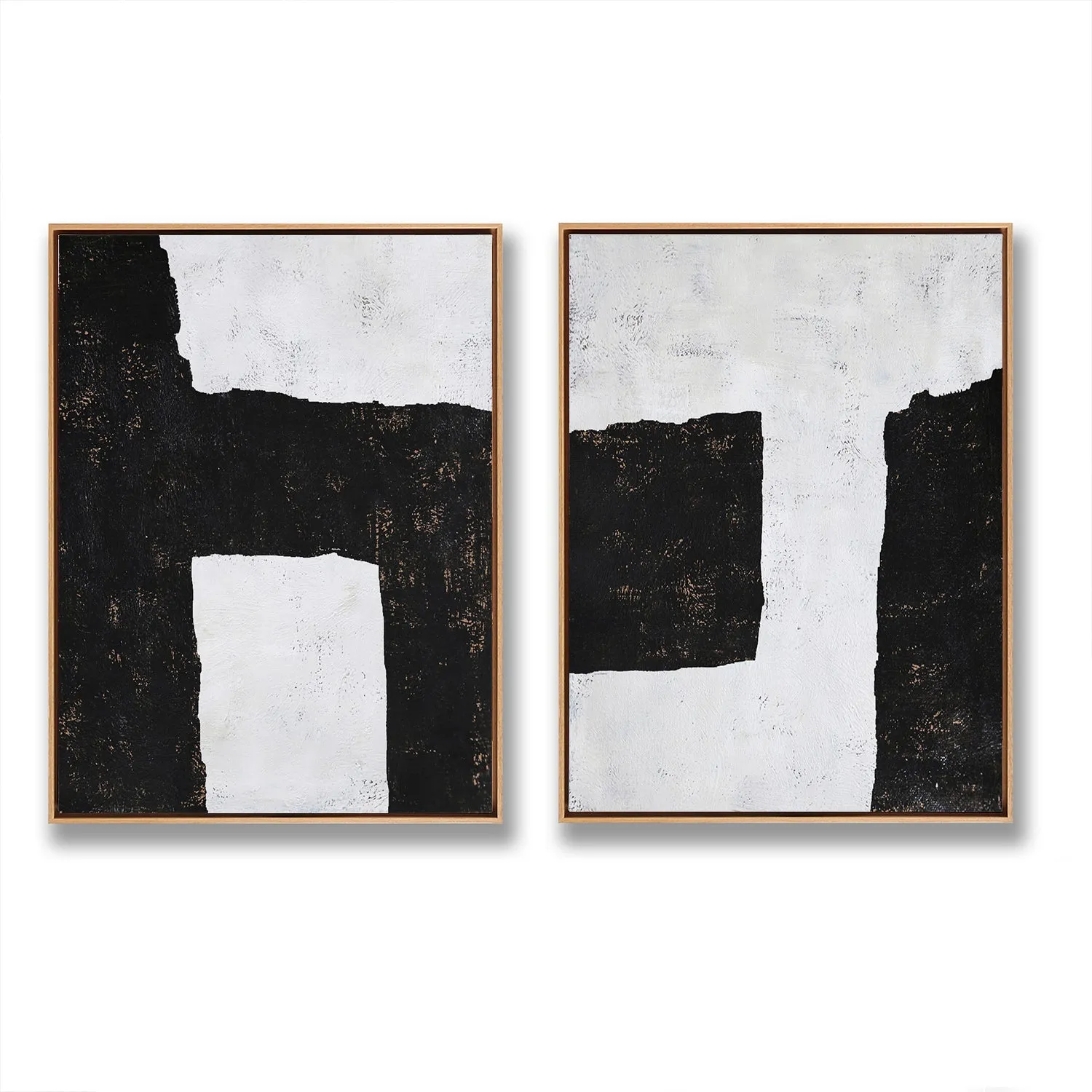 Set of 2 Minimal Geometric Art P14