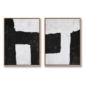 Set of 2 Minimal Geometric Art P14
