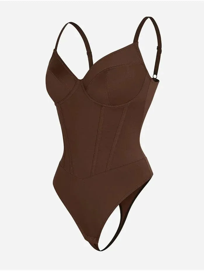 Shapewear Bodysuit with Built in Corset and Bra
