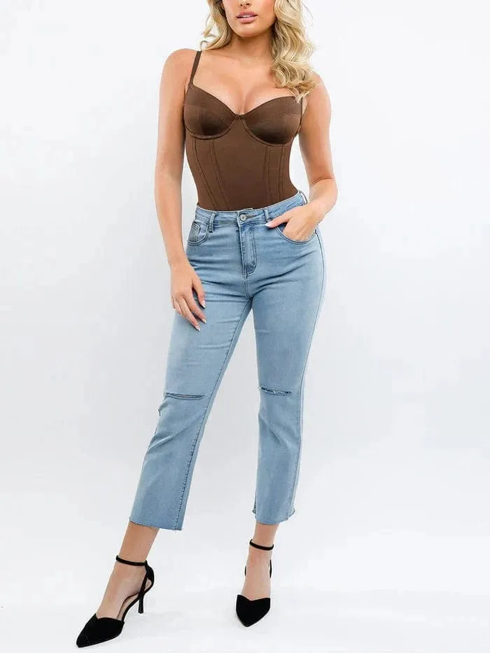 Shapewear Bodysuit with Built in Corset and Bra