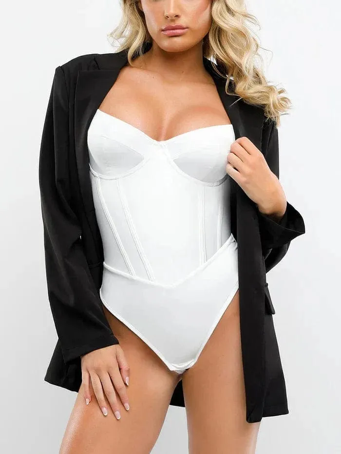 Shapewear Bodysuit with Built in Corset and Bra