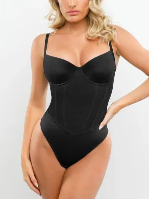 Shapewear Bodysuit with Built in Corset and Bra