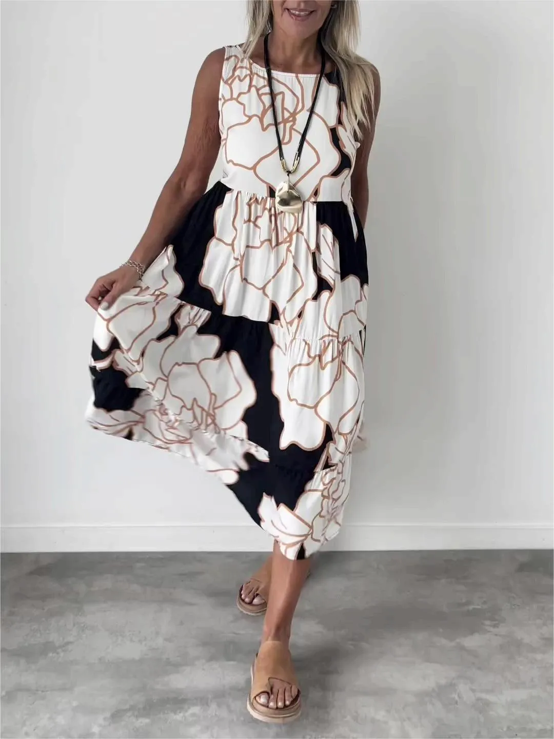 Sheryl | Stylish Floral Print Dress