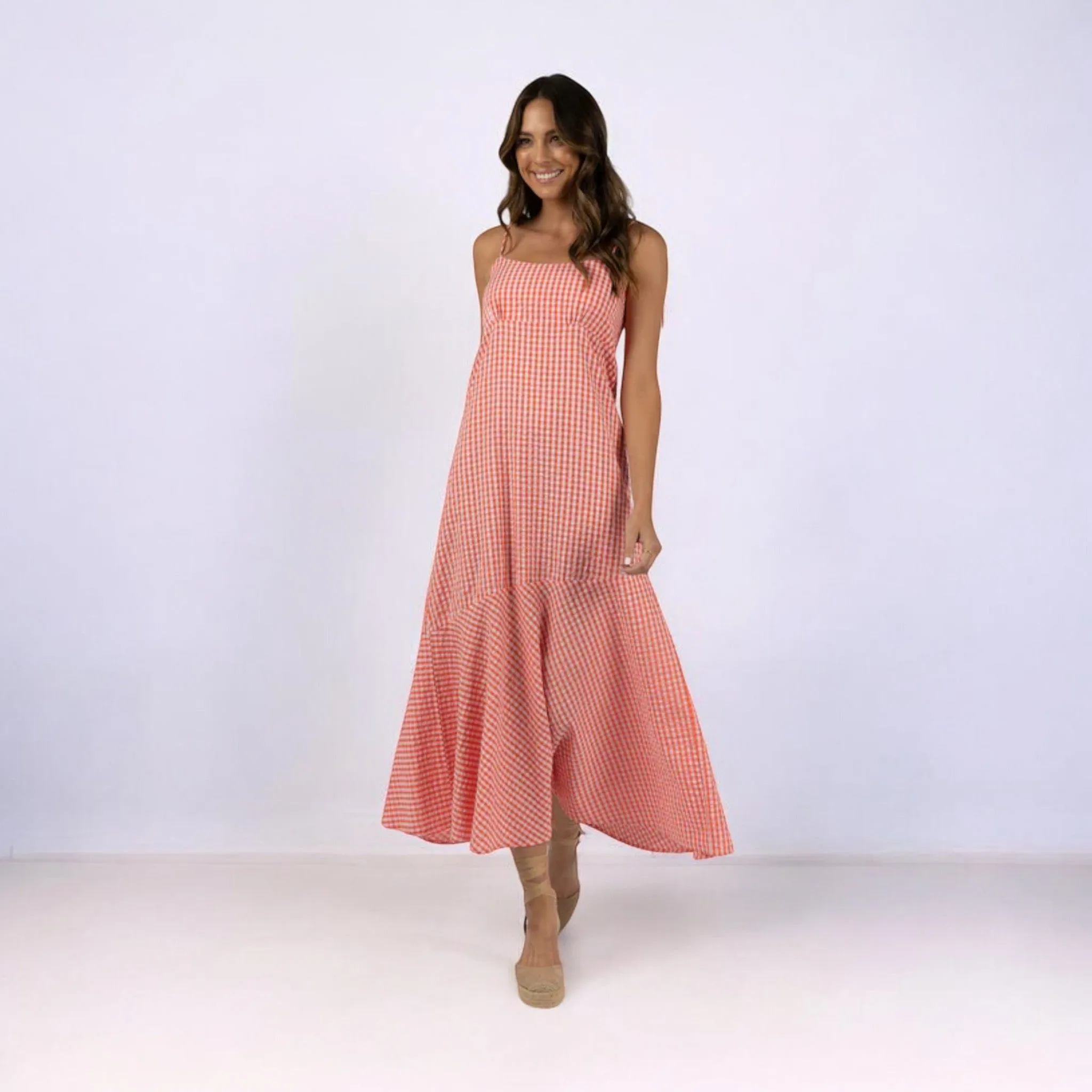 Sienna Dress Pink/Red