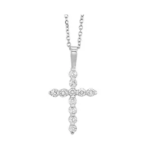Silver (SLV 995) Stunning Neckwear Pendant - 1/5 ctw