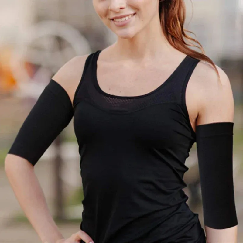 Slim Arms Trimmer Girdle Weight Loss Sleeves Elastic Fat Slimmer Trainer Massager Women Slimming Wrap Belt Band Upper Arm Shaper