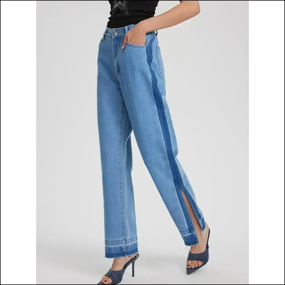 Slit Straight Leg Jeans: your Style’s Secret Weapon for Standing Out! 💥
