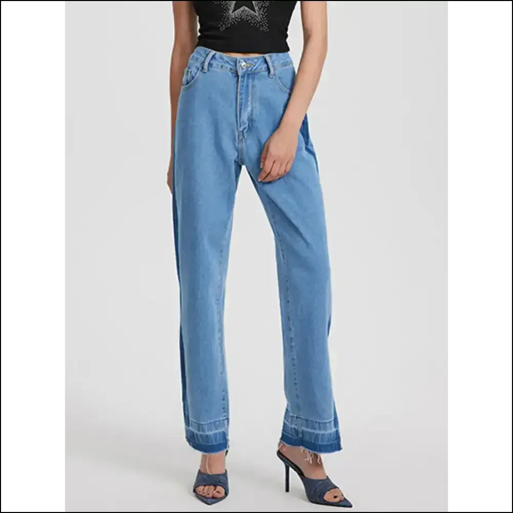 Slit Straight Leg Jeans: your Style’s Secret Weapon for Standing Out! 💥