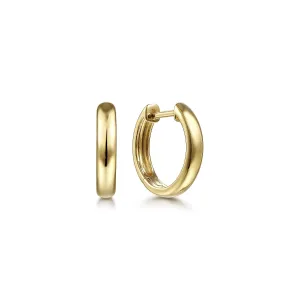 Smooth Gold Tube Huggies