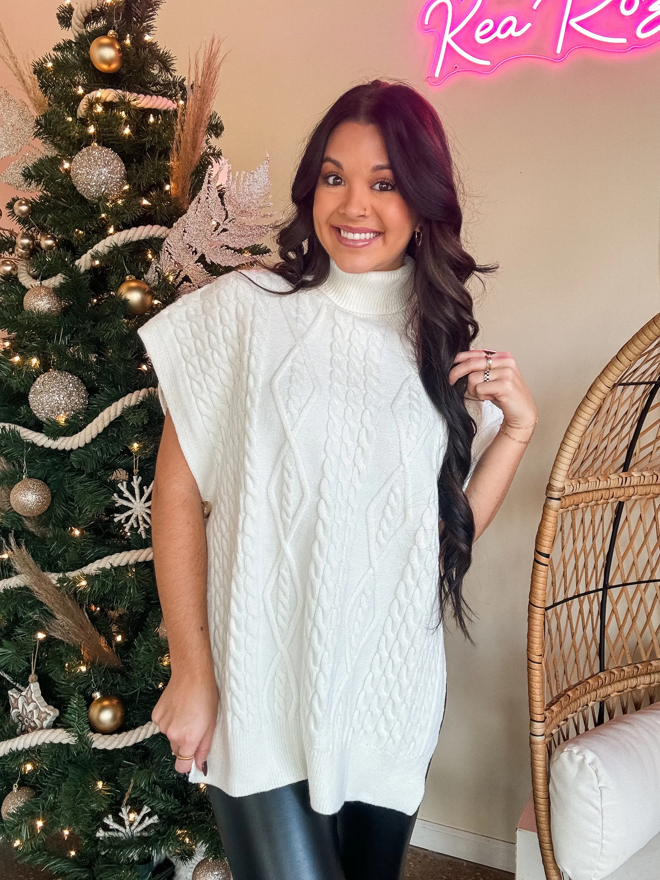 SNOW ANGEL PONCHO VEST
