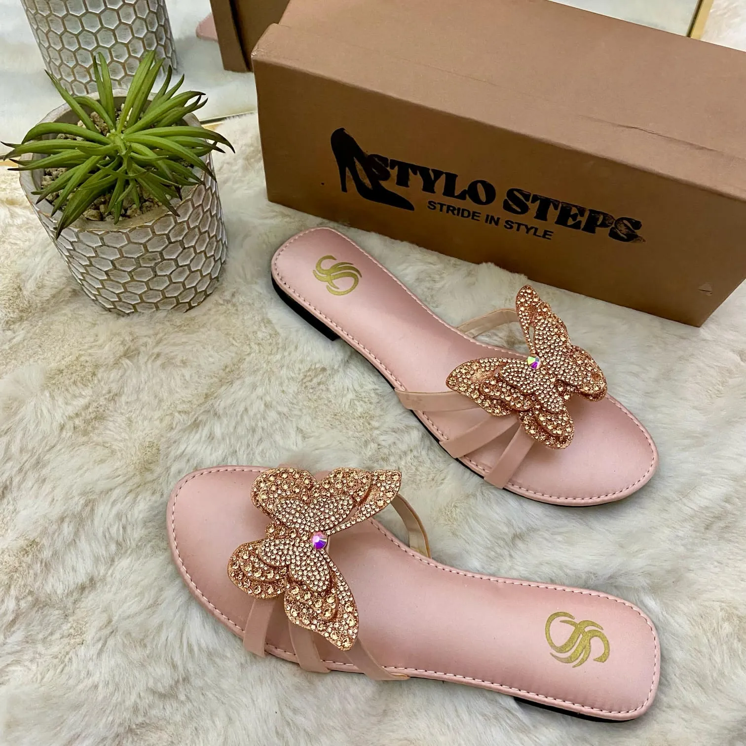 Sparkly Fly Flats