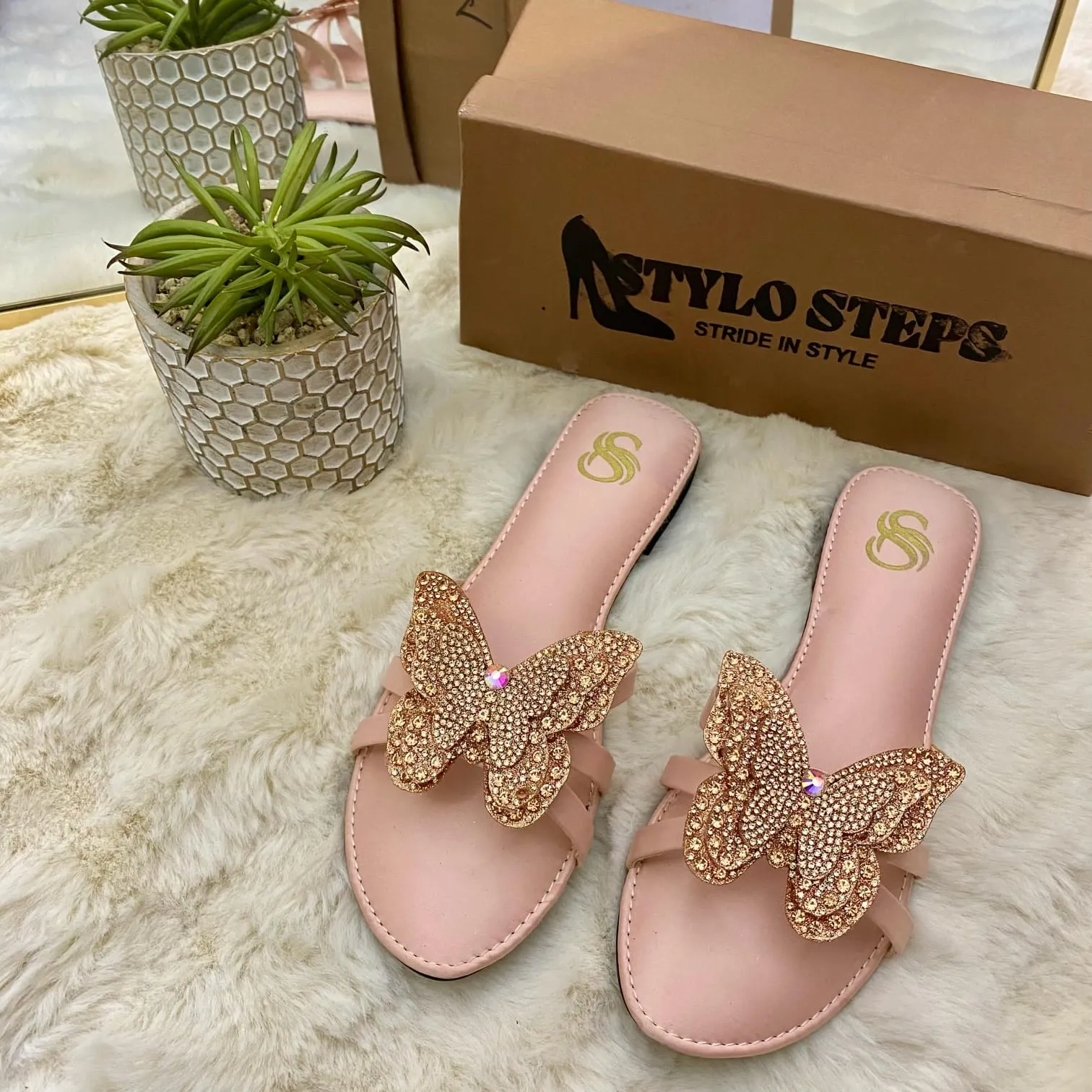 Sparkly Fly Flats