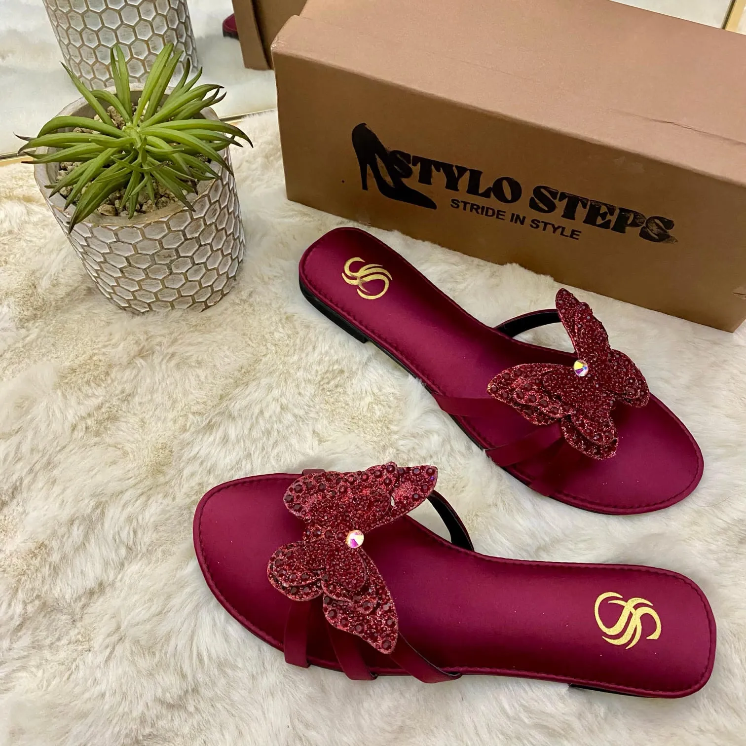 Sparkly Fly Flats