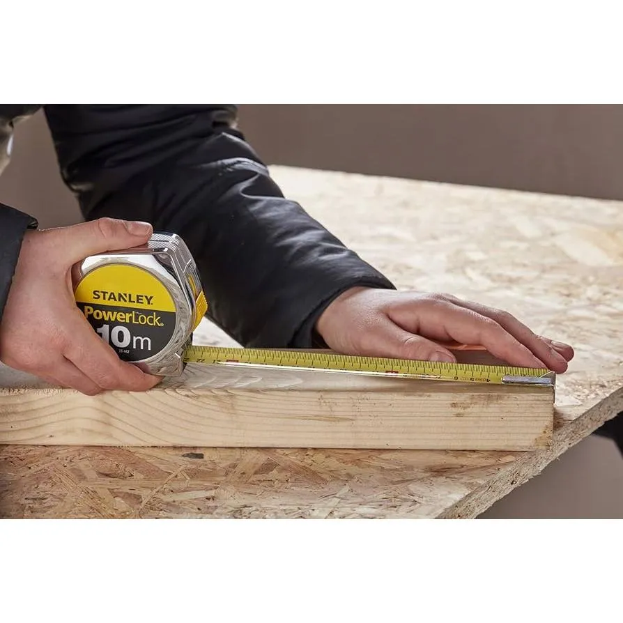 Stanley Powerlock Measure Tap - 8M or 10M