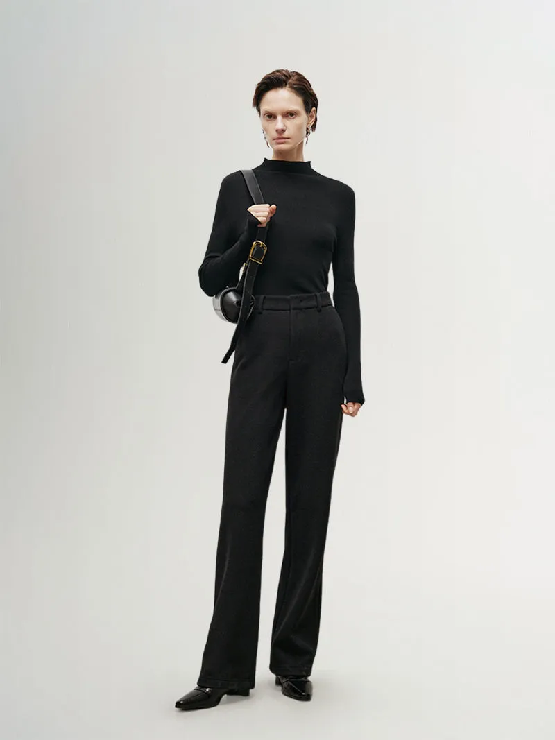 Straight Fit Comfy Trousers