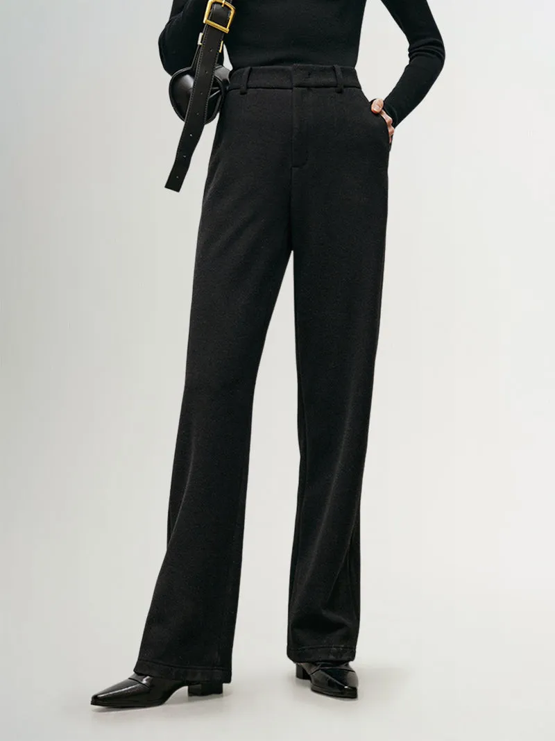 Straight Fit Comfy Trousers