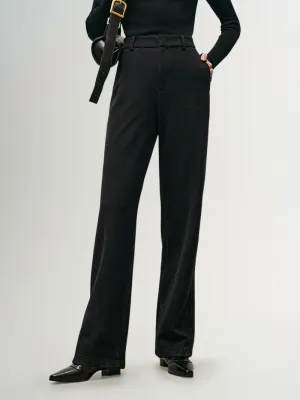 Straight Fit Comfy Trousers