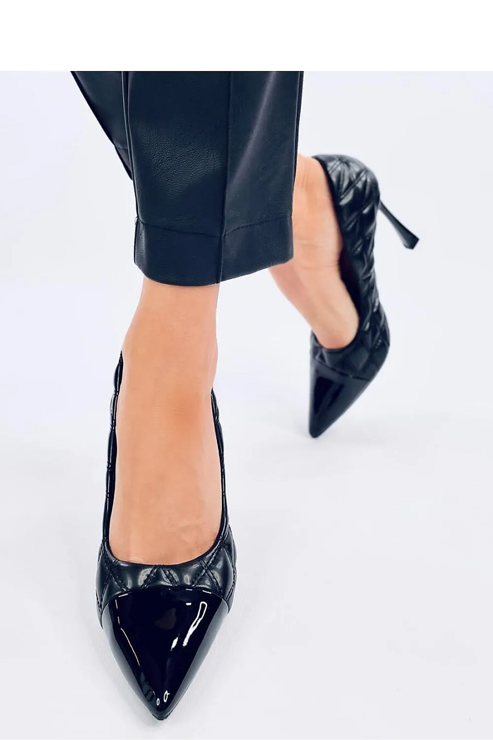 Strappy high heels
