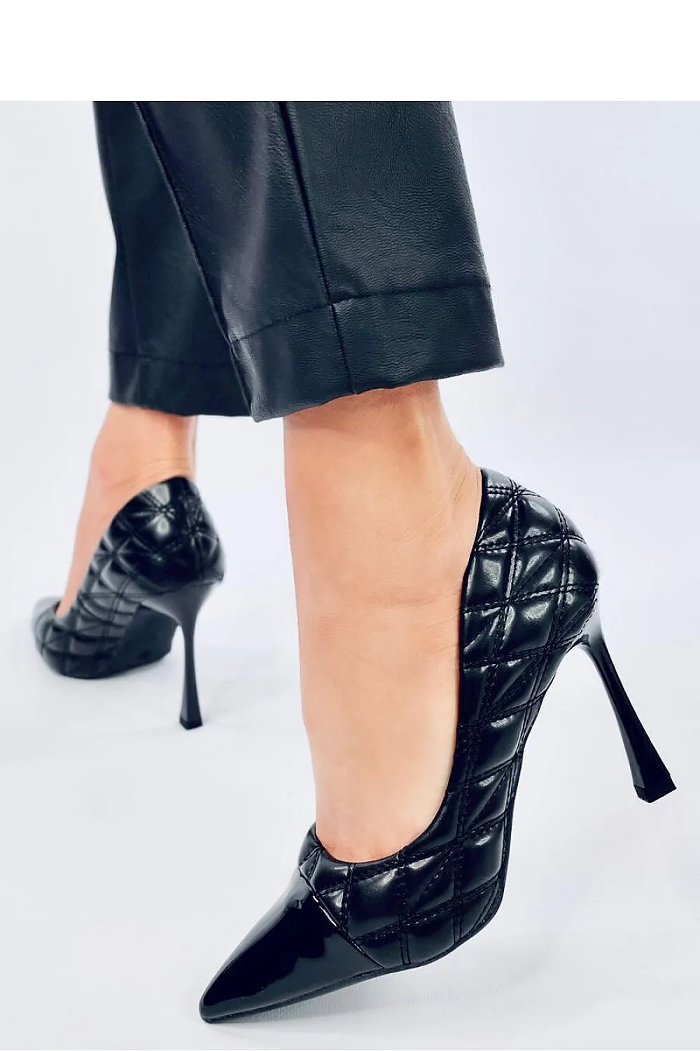 Strappy high heels