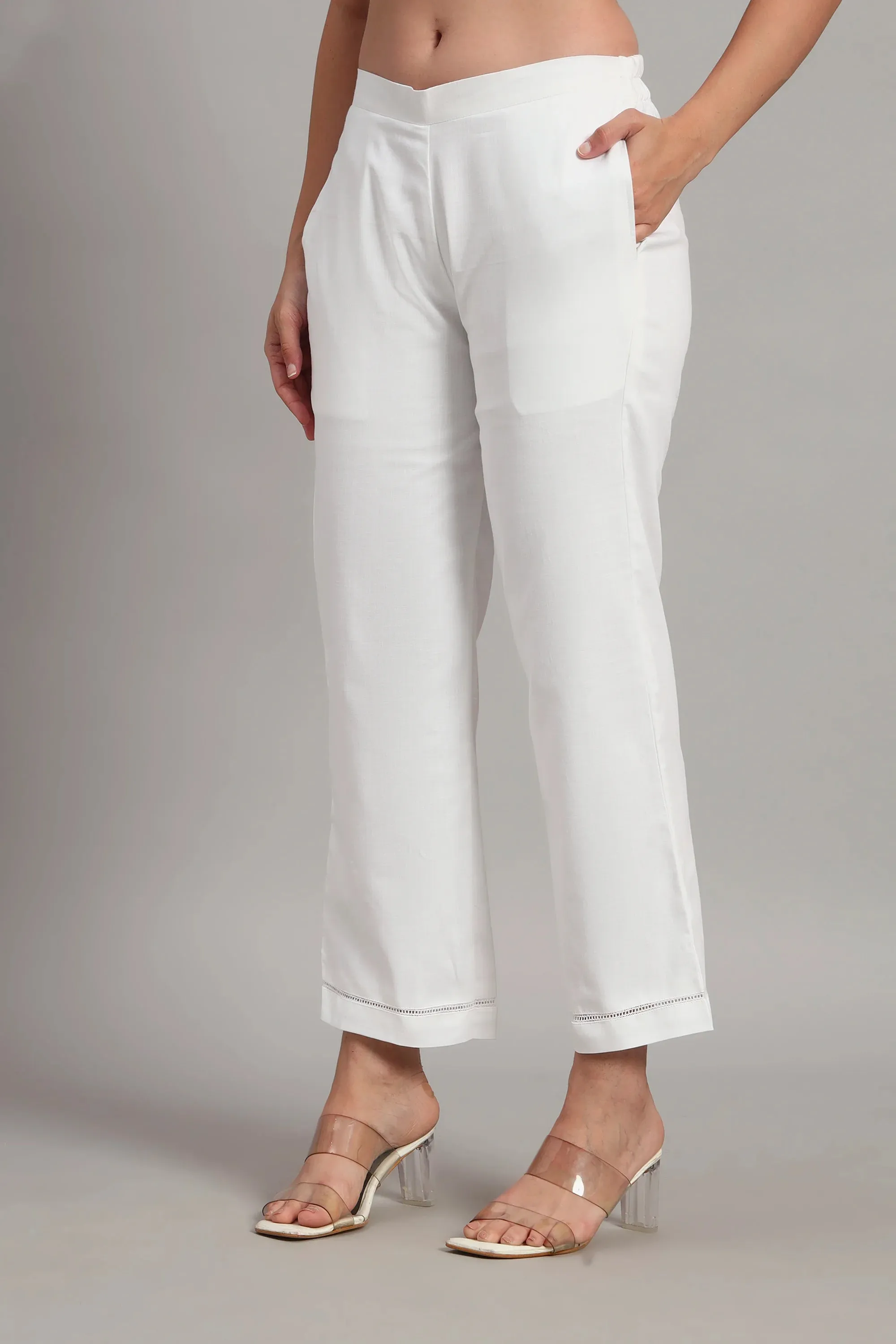 Subah Se Shaam Kurta Set, White