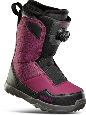 Thirtytwo Shifty BOA Women's Black/Purple Snowboard Boots 2023