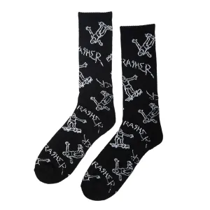 Thrasher - Gonz Logo Socks Black