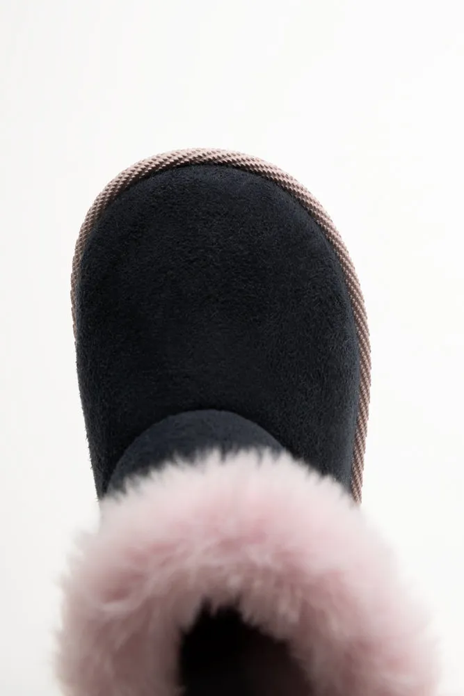 Unicorn Comfy Boots Navy