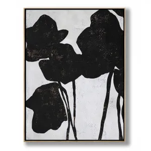 Vertical Abstract Flowers Painting H132V