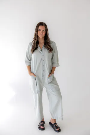 We The Free Margarita Jumpsuit | Light Blue Beam