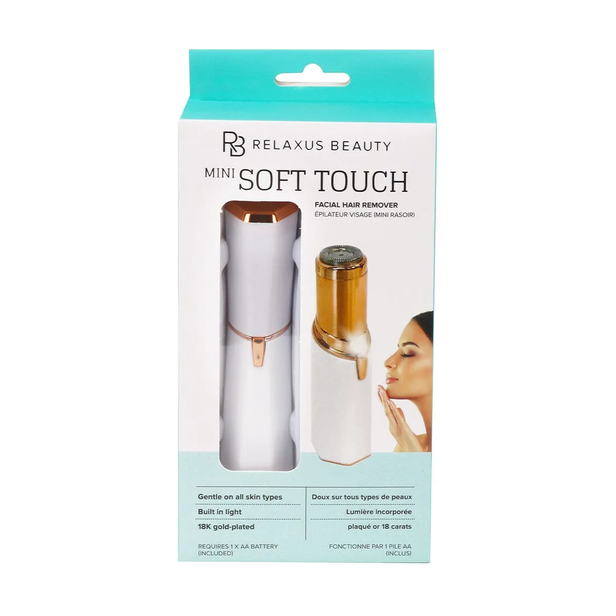 Wholesale Soft Touch Facial Hair Remover Displayer of 6
