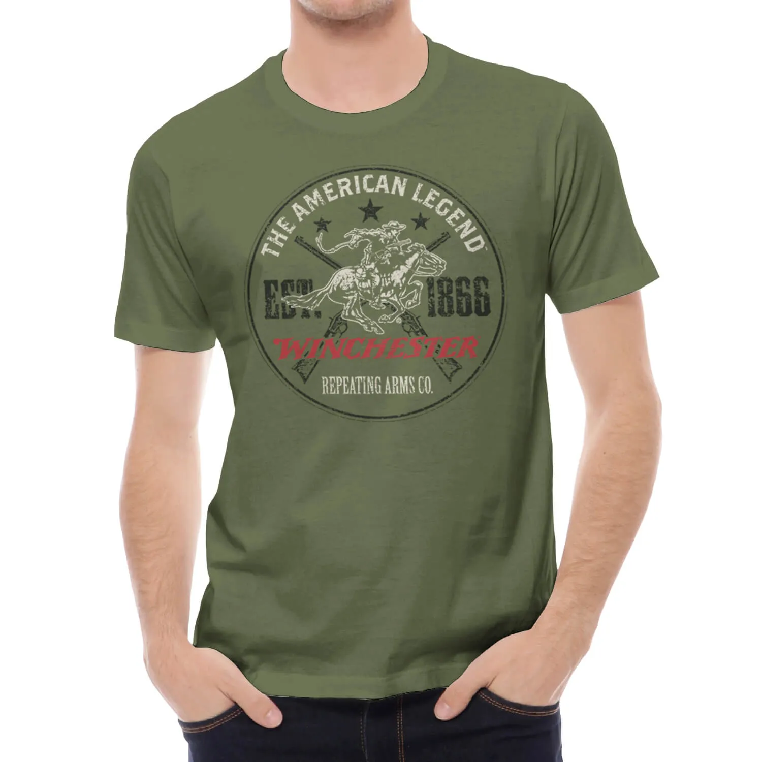 Winchester Classic - Repeating Rider Legend - Short Sleeve T-Shirt