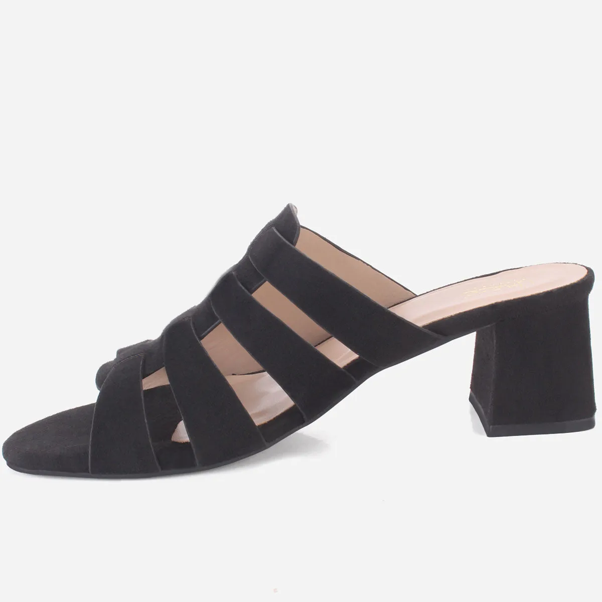 Womens "CHANTRIA" Open Toe Block Heel Sandals