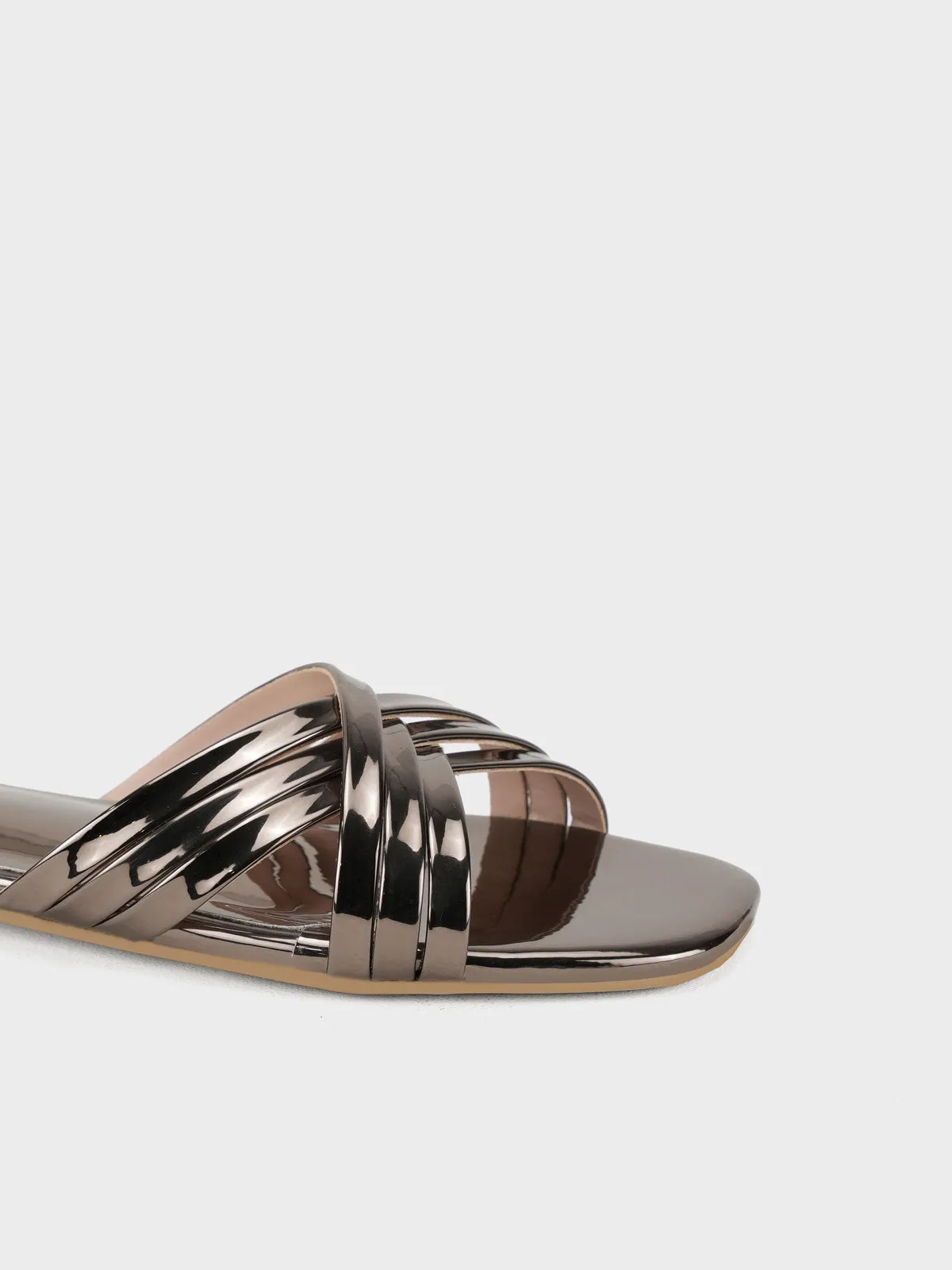Women's "PHOSIN" Crisscross Strappy Slippers