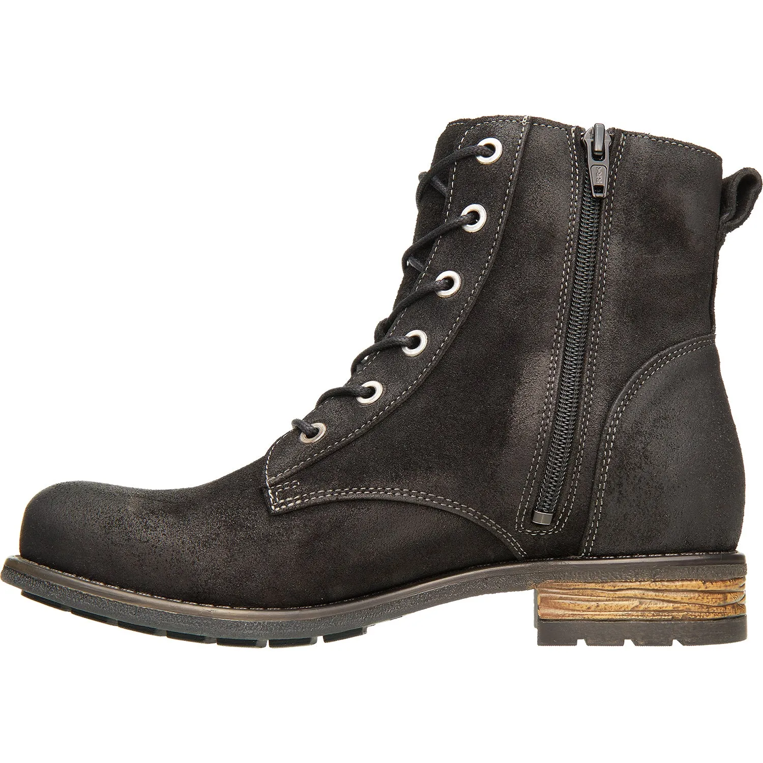 Women's Taos Boot Camp Black Leather