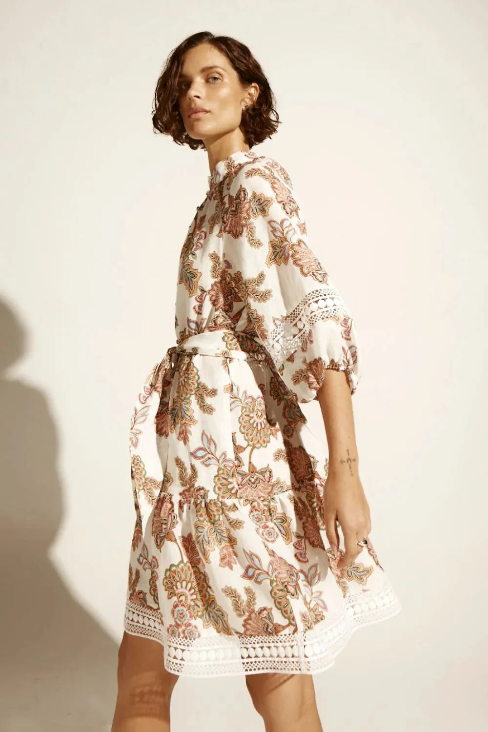 zoe kratzmann -alight dress - k'gari cream